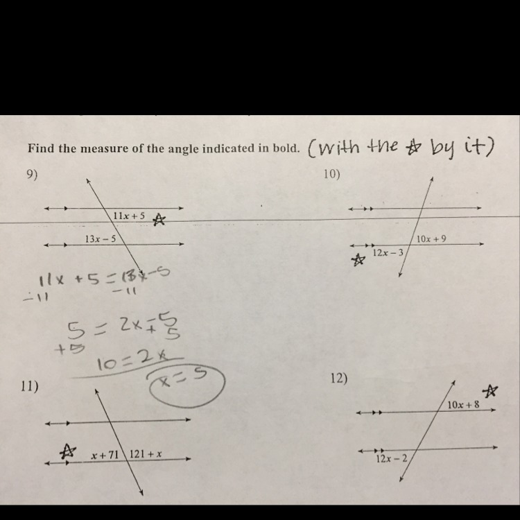 How Do I Find The Measure Of The Angle Indicated With Bold Brainly