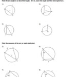 Inscribed Angles Practice Answers