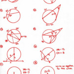 Inscribed Angles Worksheet Answers