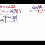 MATH 1316 Section 5 5 Using The Double Angle Identities To Simplify