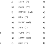 Math Exercises Math Problems Angle Unit Conversion Degrees