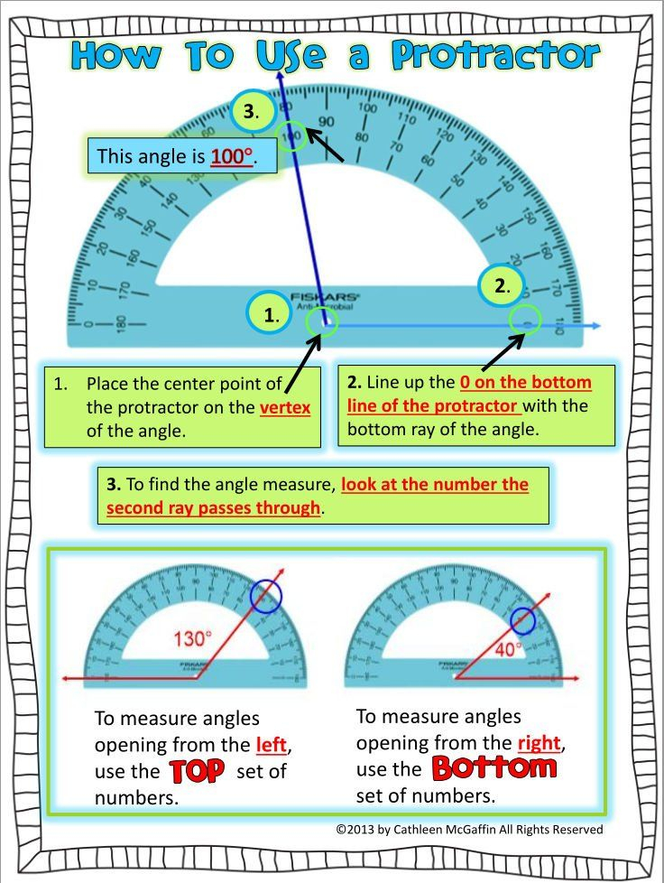 Measuring Angles Worksheet With Protractor