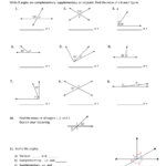 Pairs Of Angles Worksheet