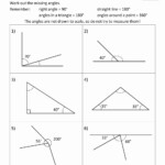 Triangle Missing Angle Worksheet