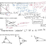 Worksheet Triangle Sum And Exterior Angle Theorem Answers Db excel