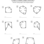 Angles In Polygons Worksheets Math Monks