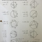 Central And Inscribed Angles Worksheet Answers Kuta Angleworksheets