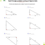 Finding Missing Sides With Trig Ratios Worksheet Answers
