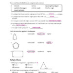 Geometry 6 1 Patterns Of Angles In Polygons Worksheet Answers