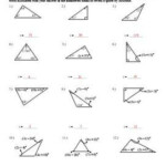 Geometry Worksheet Triangle Angle Relationships By Word Of Math