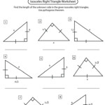 Isosceles Triangle Worksheet Answers