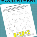 Isosceles Triangle Worksheet With Answers
