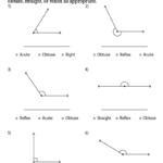 Measure And Classify The Angles Worksheets