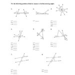 15 Finding Angles Worksheet Worksheeto