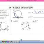 43 Angles Formed By Chords Secants And Tangents Worksheet Answers