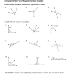 Angle Pair Relationships Practice Worksheet
