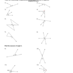 Angle Pair Relationships Worksheet Answer Key Angleworksheets