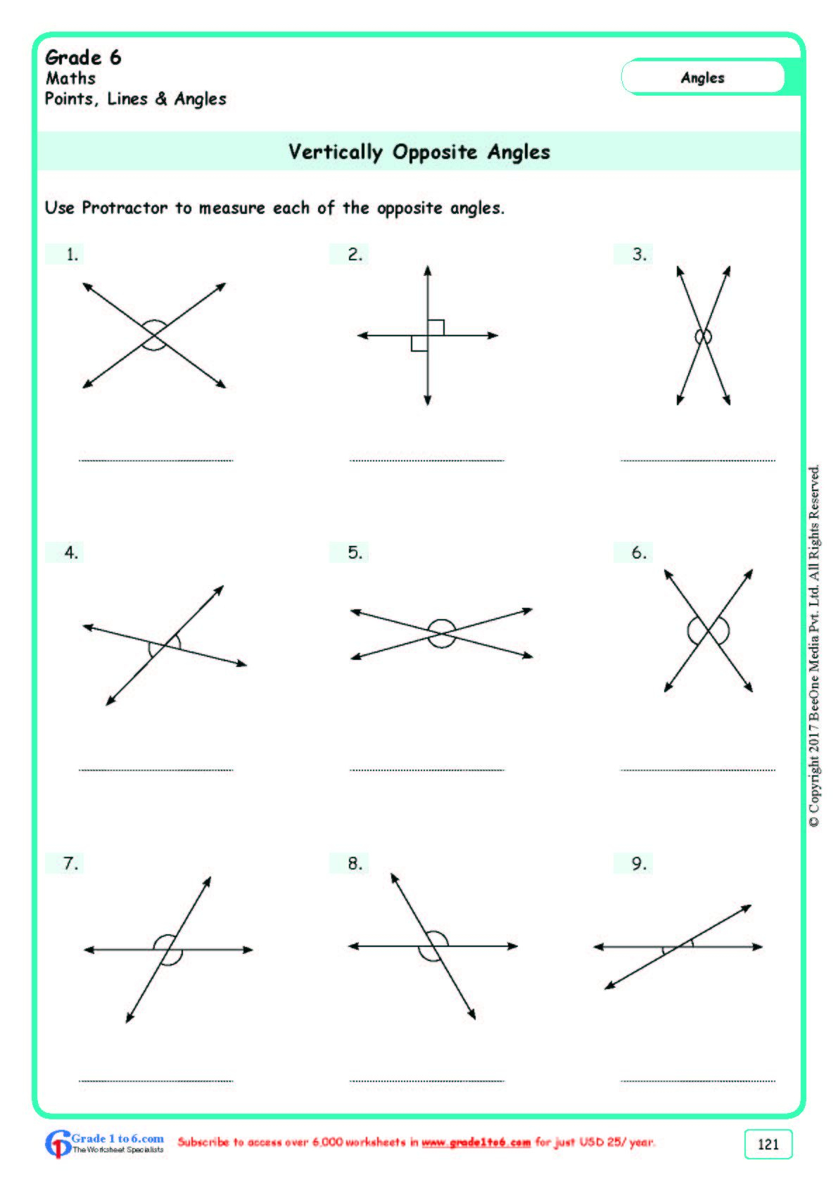 Angle Puzzle Worksheet Answers