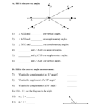 Angle Relationships Worksheet