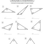 Angles In A Triangle Worksheets Math Monks