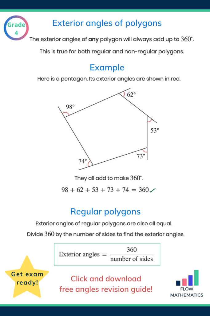 Angles In Polygons Worksheet With Answers
