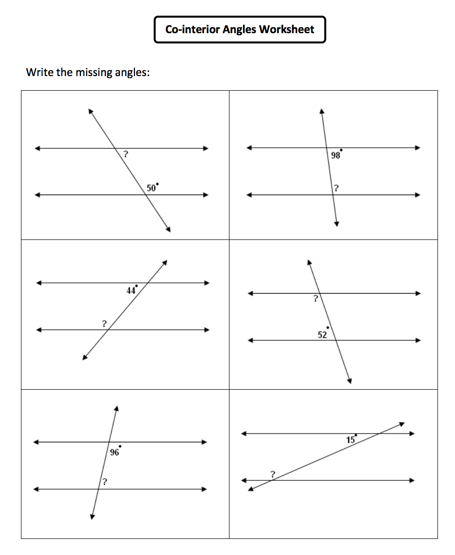 Angles In Transversal Worksheet Answers Onlineworksheet my id