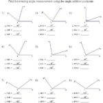 Angles On A Straight Line Worksheet