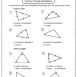 Classifying Triangles Worksheets Math Monks