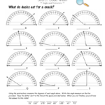 Determining Angles With Protractors Worksheet Answers