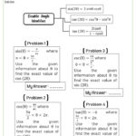 Double And Half Angle Identities Worksheets Made By Teachers