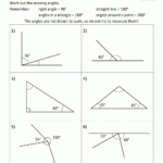 Find The Missing Angle Worksheet