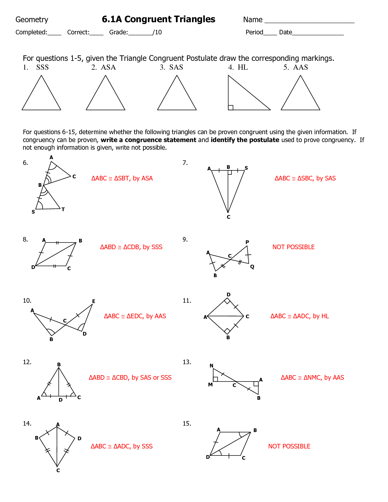 Line And Angle Proofs Worksheet