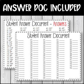Missing Angles Puzzle By Smart Pug Teaching TPT