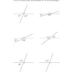 Missing Angles Worksheet 7th Grade