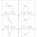 Pairs Of Angles Worksheets