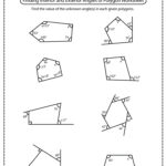 Polygon Interior Angles Worksheet