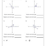Positive And Negative Coterminal Angles Angles Worksheet