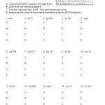 Reference Angle Worksheet Pdf Free Worksheets Samples