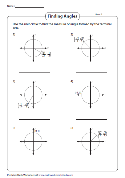 Reference Angle Worksheet Worksheet Angleworksheets