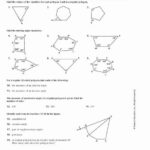 Sum Of Interior Angles Of A Polygon Worksheet With Answers