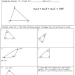 Triangle Angle Sum Worksheet Answers