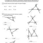 Triangle Sum Theorem Worksheets Math Monks