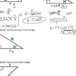 Trig Finding Missing Sides And Angles Worksheets Answers
