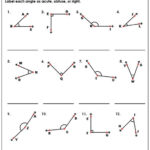 Types Of Angles Acute Obtuse Right Geometry Worksheets Angles
