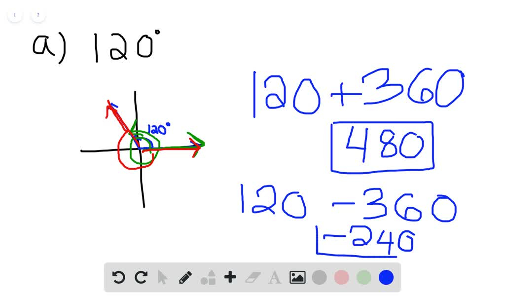 Unit 6 Worksheet 2 Finding Coterminal Angles Prntbl 