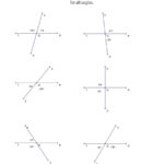 Vertical Angles Practice Worksheets